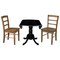 International Concepts 42 in. Dual Drop Leaf Table with 2 Ladder Back Dining Chairs - 3 Piece Dining Set K46-42DP-C59-2P - alternate 6
